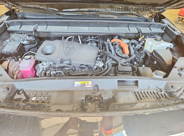 5TDKBRCHXSS677274 2025 TOYOTA HIGHLANDER Black ძრავის განყოფილების ხედი