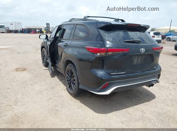 5TDKDRAH0PS019368 2023 TOYOTA HIGHLANDER Black Rear left