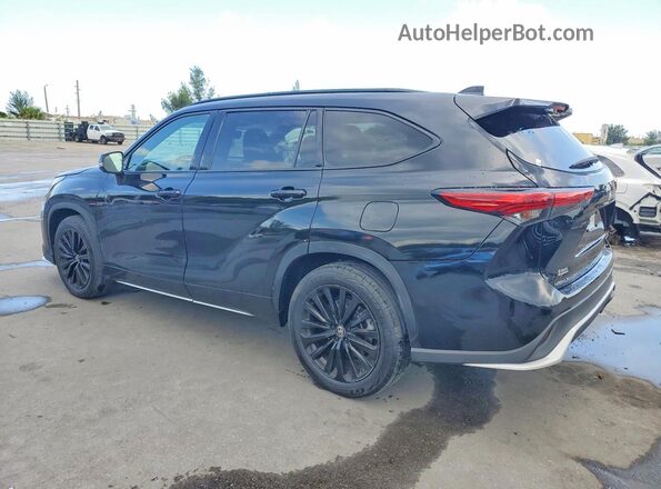 5TDKDRAH0PS025137 2023 TOYOTA HIGHLANDER Black უკანა მარცხენა