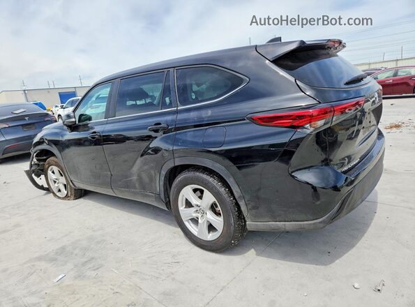 5TDKDRAH0PS512760 2023 TOYOTA HIGHLANDER Black Tył lewy