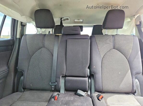 5TDKDRAH0PS512760 2023 TOYOTA HIGHLANDER Black Widok tylnych siedzeń