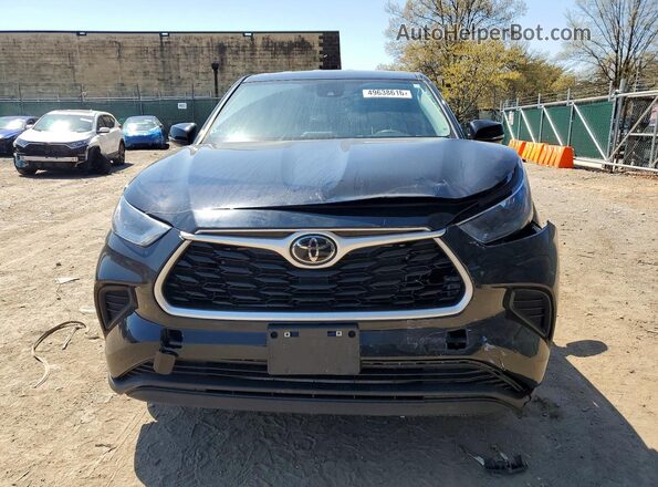 5TDKDRAH0PS522687 2023 TOYOTA HIGHLANDER Black Vista frontal