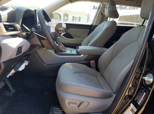 5TDKDRAH0PS522687 2023 TOYOTA HIGHLANDER Black Vista interior delantera