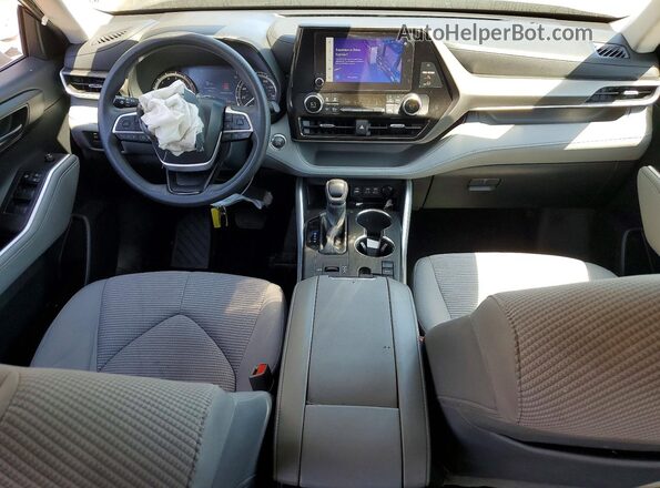 5TDKDRAH0PS522687 2023 TOYOTA HIGHLANDER Black Vista del salpicadero