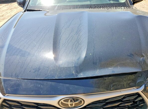 5TDKDRAH0PS522687 2023 TOYOTA HIGHLANDER Black Vista del compartimento del motor