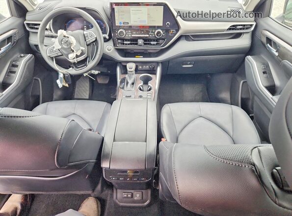 5TDKDRAH0SS552362 2025 TOYOTA HIGHLANDER Gray Dashboard view