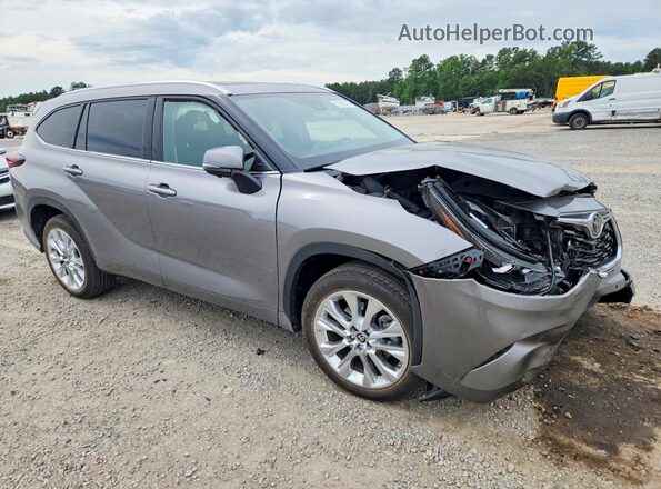 5TDKDRAH0SS552362 2025 TOYOTA HIGHLANDER Gray Front right