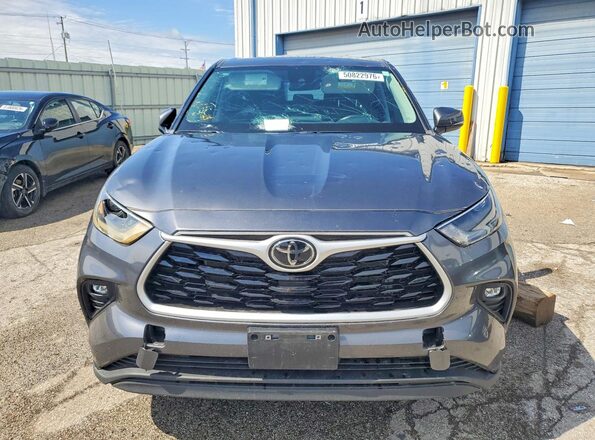 5TDKDRAH1PS020061 2023 TOYOTA HIGHLANDER Gray Widok z przodu