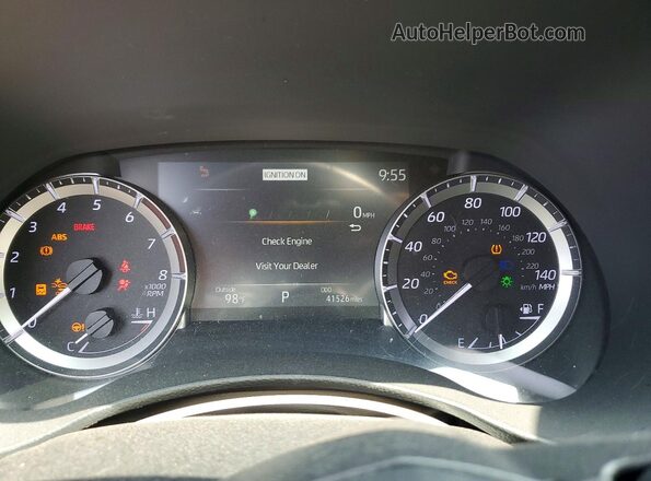 5TDKDRAH1PS021968 2023 TOYOTA HIGHLANDER Red Vista del cuadro de instrumentos