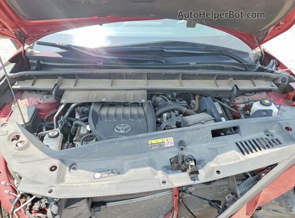 5TDKDRAH1PS021968 2023 TOYOTA HIGHLANDER Red Vista del compartimento del motor