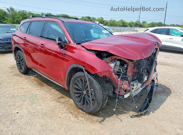 5TDKDRAH1PS021968 2023 TOYOTA HIGHLANDER Red Delantero derecho