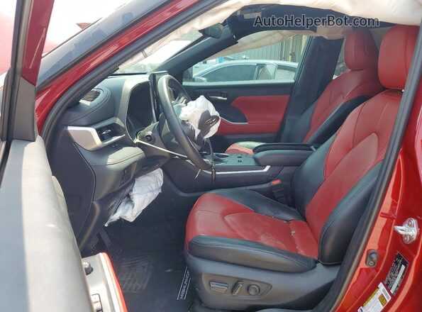 5TDKDRAH1PS021968 2023 TOYOTA HIGHLANDER Red Vista interior delantera