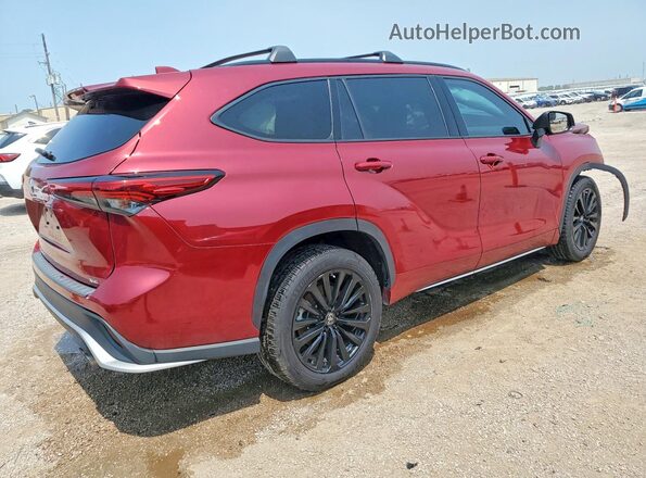 5TDKDRAH1PS021968 2023 TOYOTA HIGHLANDER Red Trasero derecho