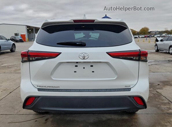 5TDKDRAH1PS034221 2023 TOYOTA HIGHLANDER Белый Вид сзади