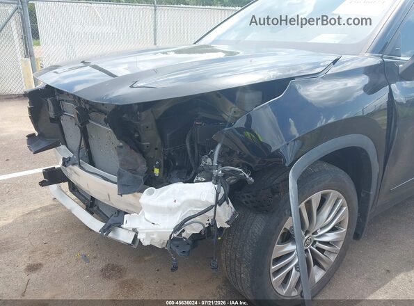 5TDKDRAH1PS043842 2023 TOYOTA HIGHLANDER Black Vista frontal