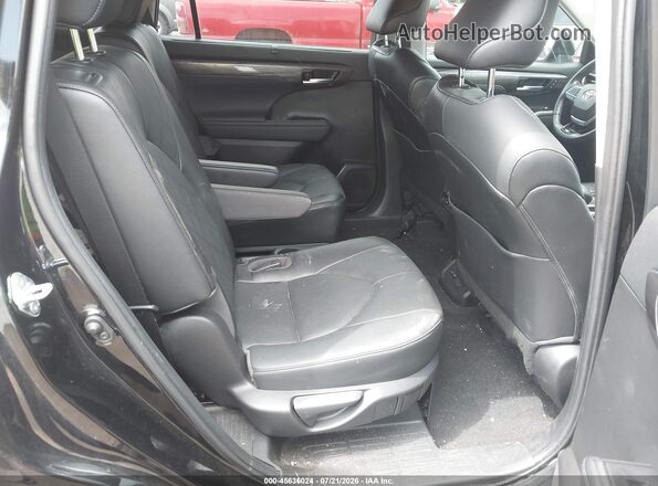 5TDKDRAH1PS043842 2023 TOYOTA HIGHLANDER Black Vista de la etiqueta del VIN