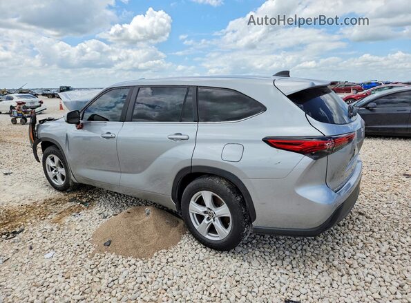 5TDKDRAH2PS037743 2023 TOYOTA HIGHLANDER Silver Задня ліва чверть