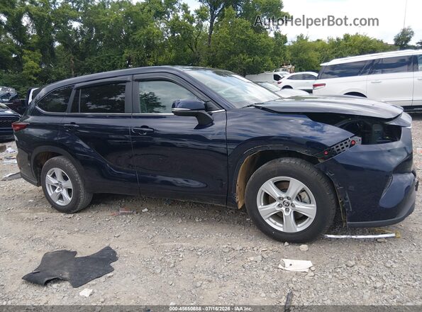 5TDKDRAH2PS045874 2023 TOYOTA HIGHLANDER Navy Vista interior trasera