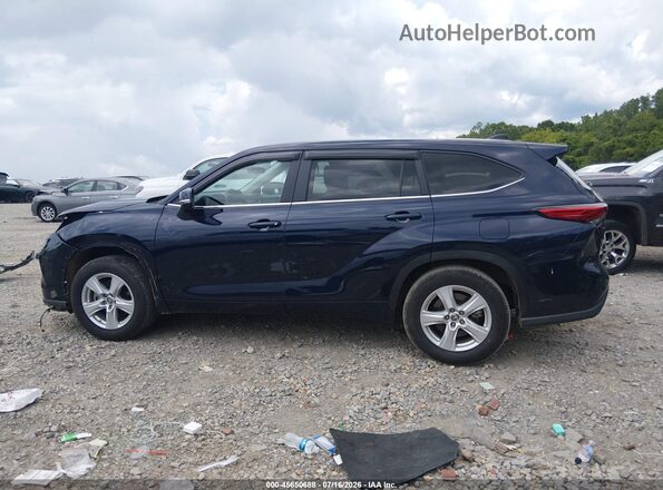 5TDKDRAH2PS045874 2023 TOYOTA HIGHLANDER Navy Vista interior de 360 grados
