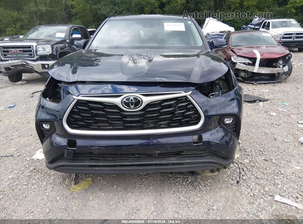5TDKDRAH2PS045874 2023 TOYOTA HIGHLANDER Navy Vista del cuadro de instrumentos