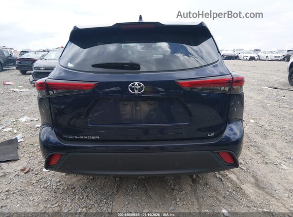 5TDKDRAH2PS045874 2023 TOYOTA HIGHLANDER Navy 