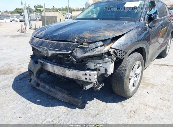5TDKDRAH2PS521749 2023 TOYOTA HIGHLANDER Black Вид спереду