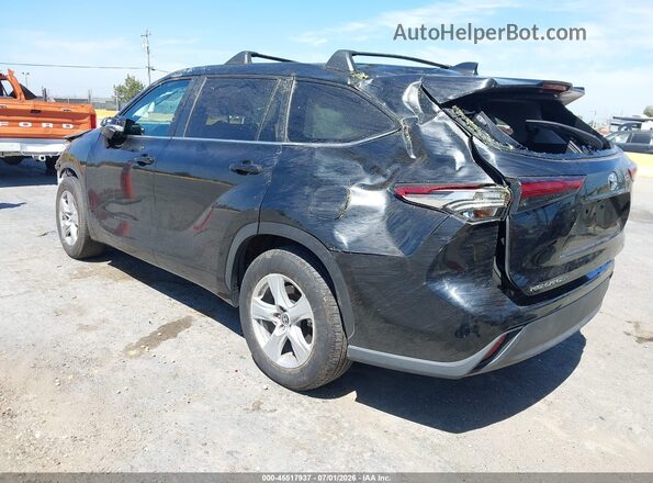 5TDKDRAH2PS521749 2023 TOYOTA HIGHLANDER Black Задня ліва чверть
