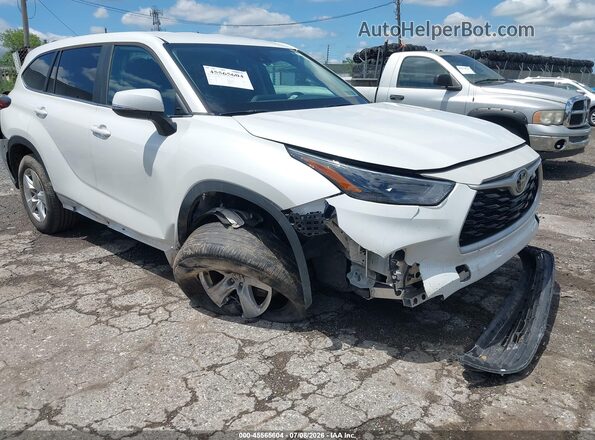 5TDKDRAH3PS004556 2023 TOYOTA HIGHLANDER White Դիմացի տեսք