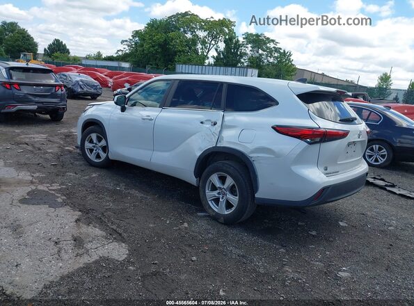 5TDKDRAH3PS004556 2023 TOYOTA HIGHLANDER White Հետևի ձախ