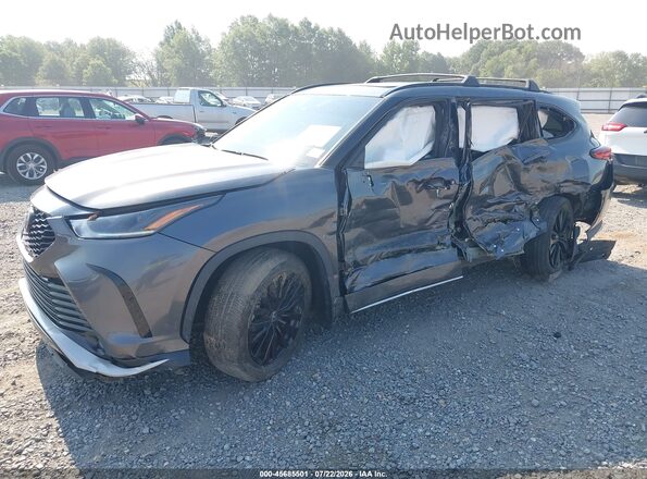 5TDKDRAH3PS014181 2023 TOYOTA HIGHLANDER Gray Front view