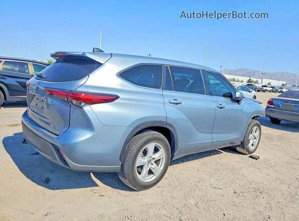 5TDKDRAH3PS508976 2023 TOYOTA HIGHLANDER Silver Հետևի աջ
