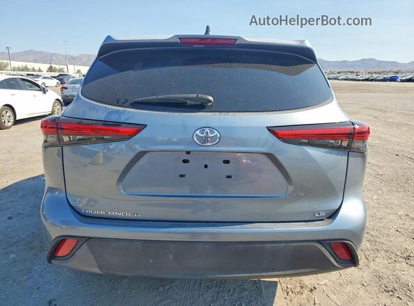 5TDKDRAH3PS508976 2023 TOYOTA HIGHLANDER Silver Հետևի տեսք