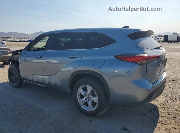 5TDKDRAH3PS508976 2023 TOYOTA HIGHLANDER Silver Հետևի ձախ