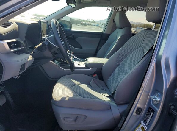 5TDKDRAH3PS508976 2023 TOYOTA HIGHLANDER Silver Սալոնի դիմացի տեսք