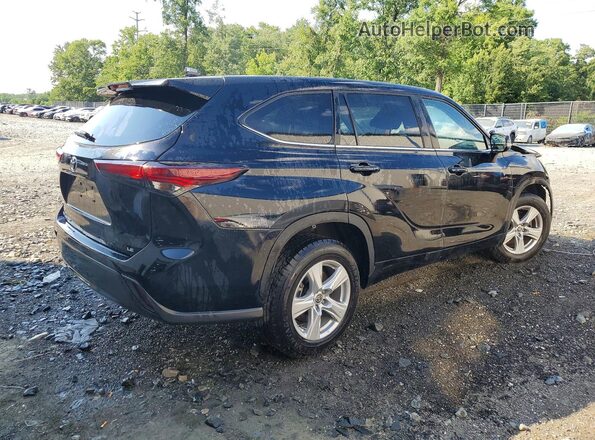 5TDKDRAH3SS554722 2025 TOYOTA HIGHLANDER Black Հետևի աջ