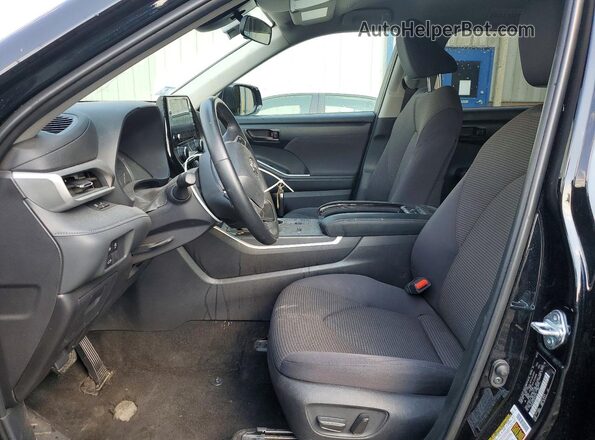 5TDKDRAH3SS554722 2025 TOYOTA HIGHLANDER Black Սալոնի դիմացի տեսք