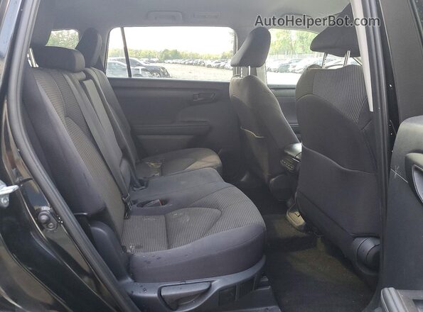 5TDKDRAH3SS554722 2025 TOYOTA HIGHLANDER Black Սալոնի հետևի տեսք