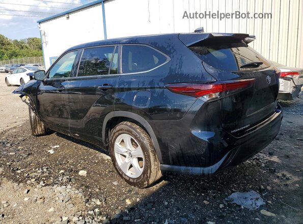 5TDKDRAH3SS554722 2025 TOYOTA HIGHLANDER Black Հետևի ձախ