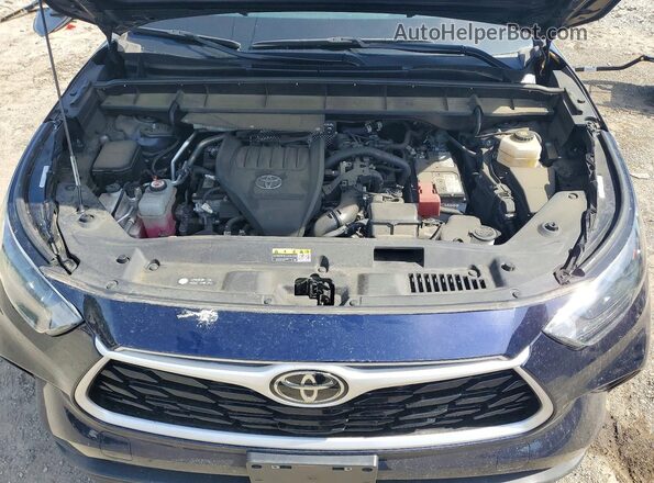 5TDKDRAH4PS019194 2023 TOYOTA HIGHLANDER Blue Շարժիչի բաժամունքի տեսք