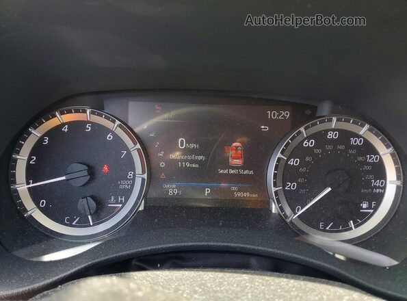 5TDKDRAH4PS019194 2023 TOYOTA HIGHLANDER Blue Սարքավորումների վահանակի տեսք