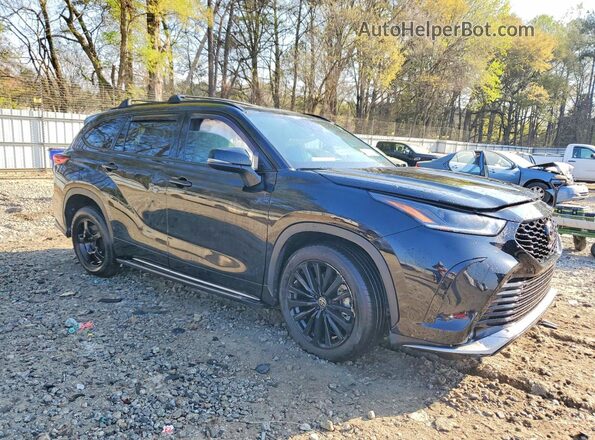 5TDKDRAH4PS023715 2023 TOYOTA HIGHLANDER Черный Передняя правая четверть