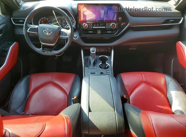 5TDKDRAH4PS023715 2023 TOYOTA HIGHLANDER Черный Вид панели приборов