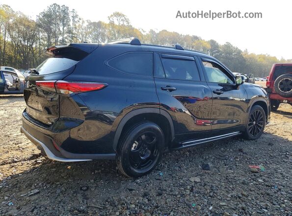 5TDKDRAH4PS023715 2023 TOYOTA HIGHLANDER Черный Задняя правая четверть