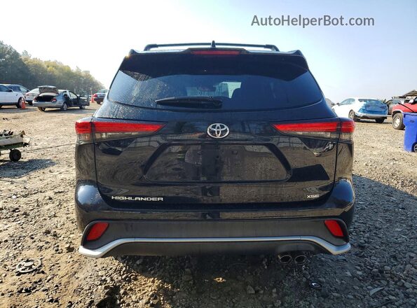 5TDKDRAH4PS023715 2023 TOYOTA HIGHLANDER Черный Вид сзади