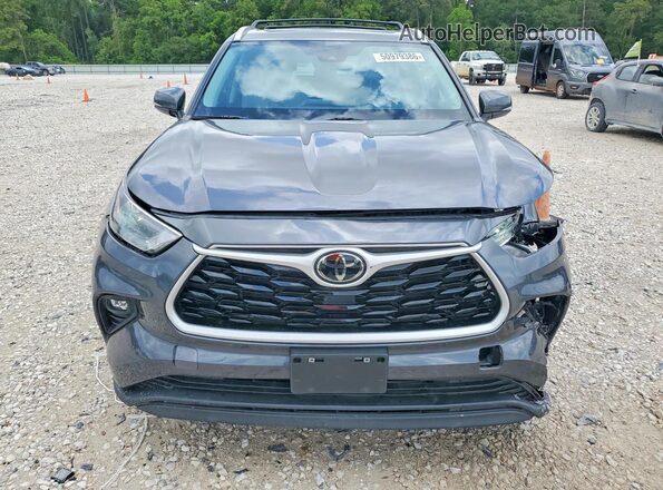 5TDKDRAH4PS045049 2023 TOYOTA HIGHLANDER Gray Widok z przodu