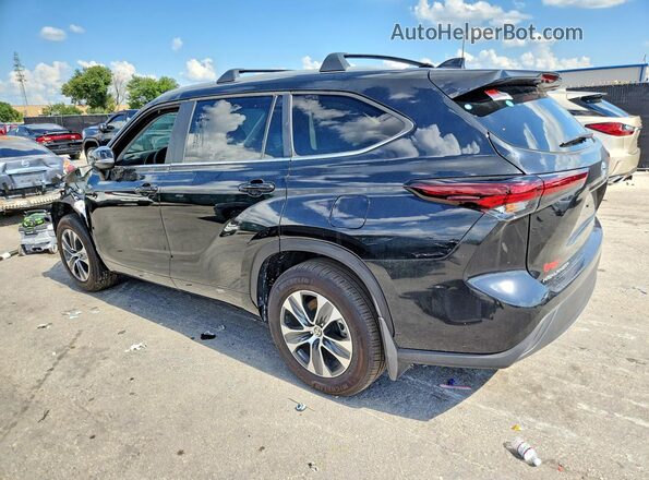 5TDKDRAH4SS557578 2025 TOYOTA HIGHLANDER Black Задня ліва чверть