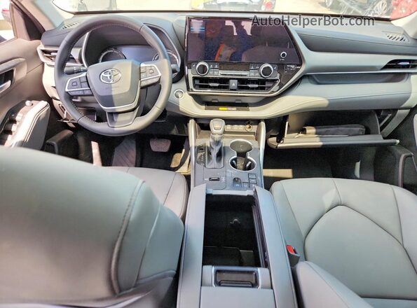 5TDKDRAH4SS557578 2025 TOYOTA HIGHLANDER Black Вид панелі приладів
