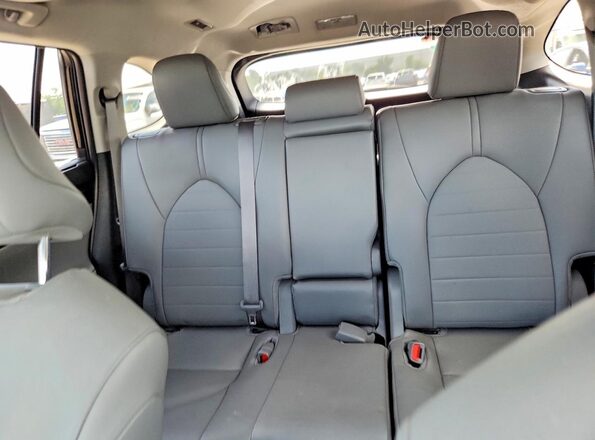5TDKDRAH4SS557578 2025 TOYOTA HIGHLANDER Black Вид задніх сидінь