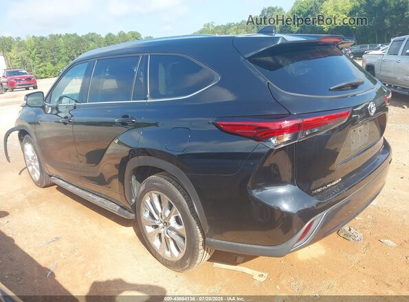 5TDKDRAH5PS016739 2023 TOYOTA HIGHLANDER Black Հետևի ձախ