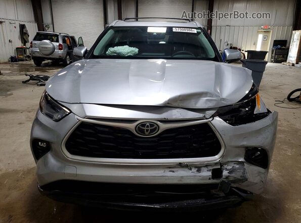 5TDKDRAH5PS046226 2023 TOYOTA HIGHLANDER Silver წინა ხედი
